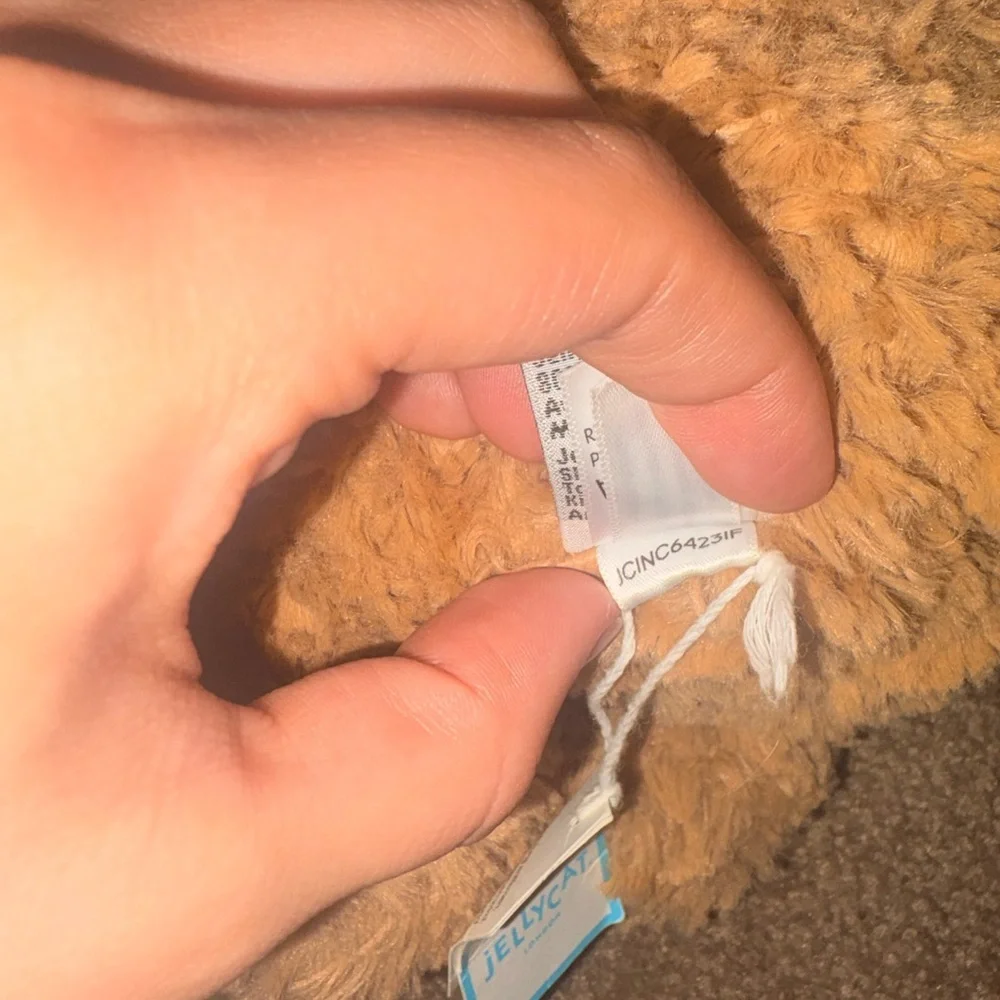 Jellycat Brown and Black Plush Bear - Picture 3 of 5